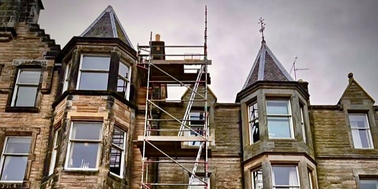 Property Maintenance That Require Scaffold Hire in Edinburgh